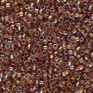 Miyuki delica Beads 11/0 - Transparent amber ab DB-170